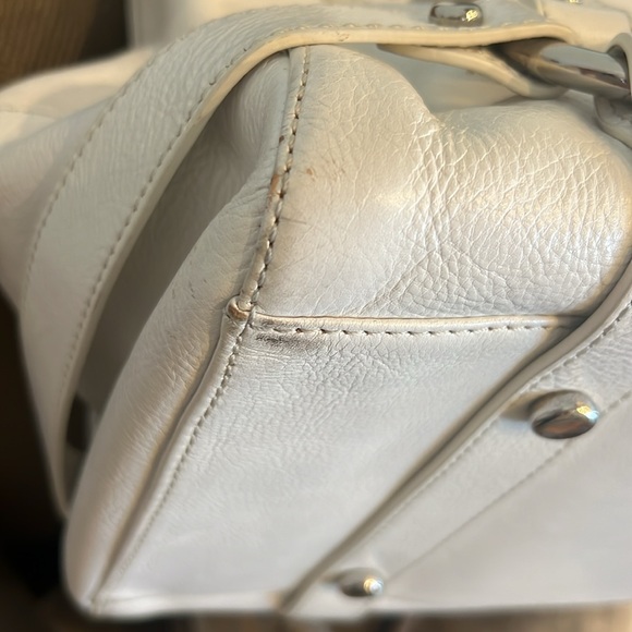 Juicy couture white leather shoulder bag - Picture 9 of 16